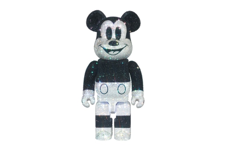 Medicom Toy and LIGHT STYLE Craft $7,820 USD Swarovski Mickey Mouse BE@RBRICK