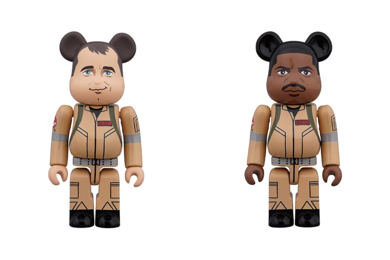 Medicom Toy BEARBRICK Ghostbusters 100 Two Piece Set collectibles novelties toys Peter Venkman Winston Zeddemore Raymond Stantz Egon Spengler figures