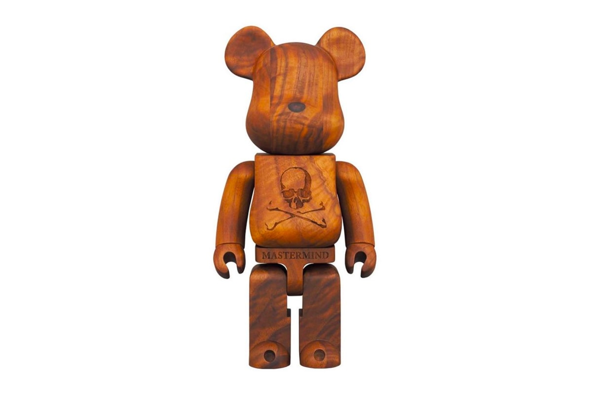 mastermind Japan Karimoku Medicom Toy 400-Percent Bearbrick Release collectibles Toys Japan wood carving design art toys 