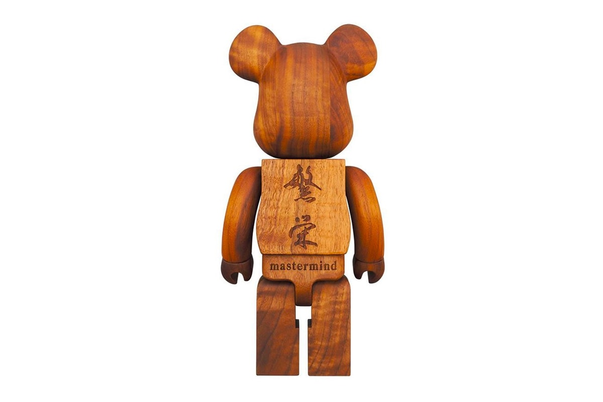 mastermind Japan Karimoku Medicom Toy 400-Percent Bearbrick Release collectibles Toys Japan wood carving design art toys 