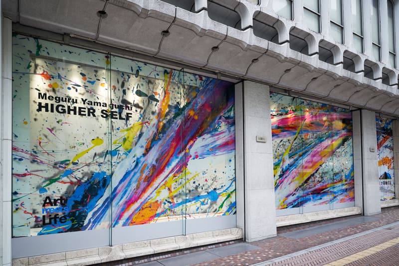 meguru yamaguchi higher self exhibition seibu shibuya artworks sculptures paintings murals photography