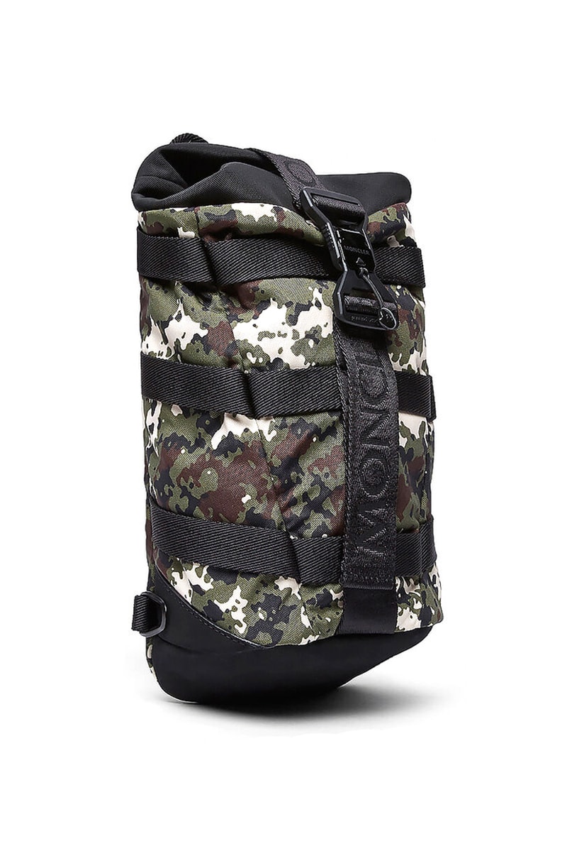 Moncler Argens Backpack Green Camo menswear streetwear ss20 spring summer 2020 collection bags accessories hypebeast
