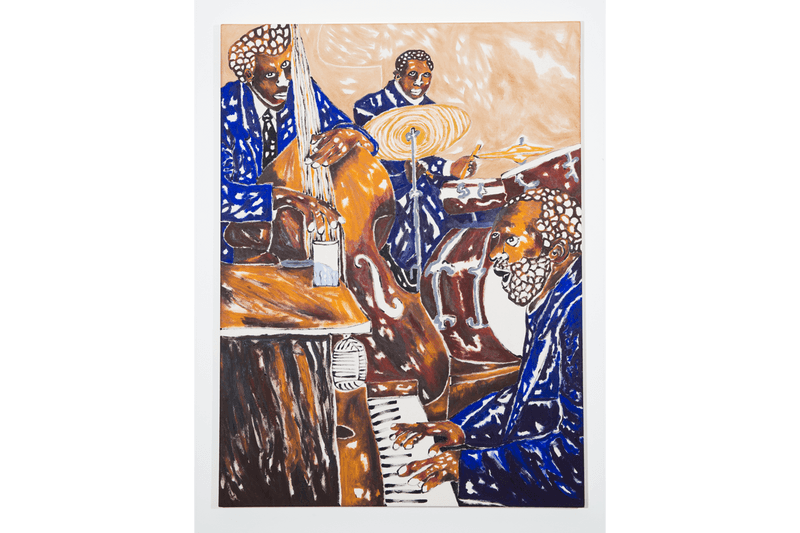 chase hall february james monique meloche gallery artworks paintings watercolor
