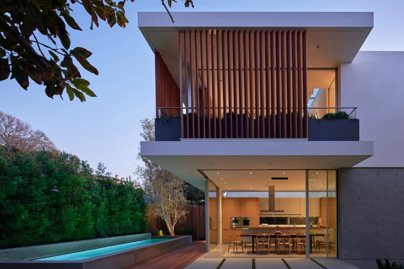 Montalba Architects Family Home Design David Montalba Santa Monica California courtyard landscaped balconies three story plants wood minimalism