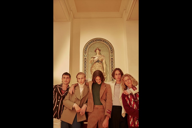 Mytheresa x Gucci Menswear Capsule Collection House’s Pre-Fall 2020 Season Ready-to-Wear Accessories Footwear Alessandro Michele Release Information GG Motif '70s Australian Band Parcels Lookbook