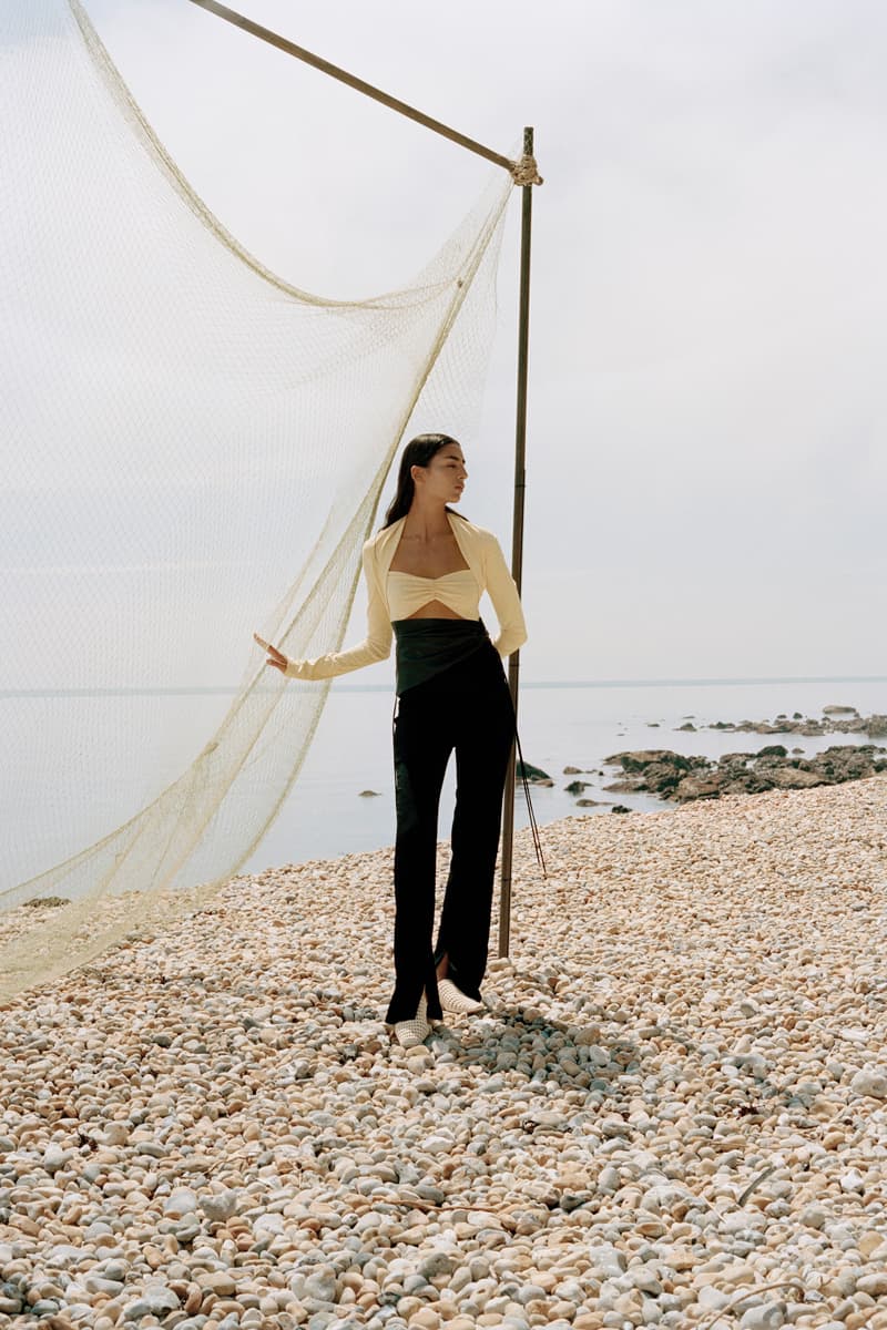 Nanushka Resort 2021 Collection Lookbook Human/Nature environment sustainability Sandra Sandor shirts trousers dresses