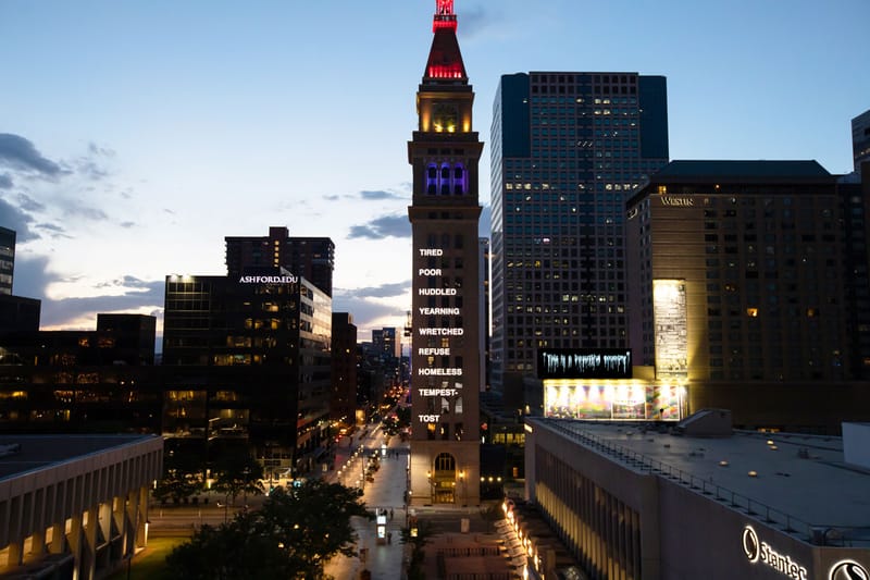 Nari Ward Unveils Massive Public Art Projection in Denver