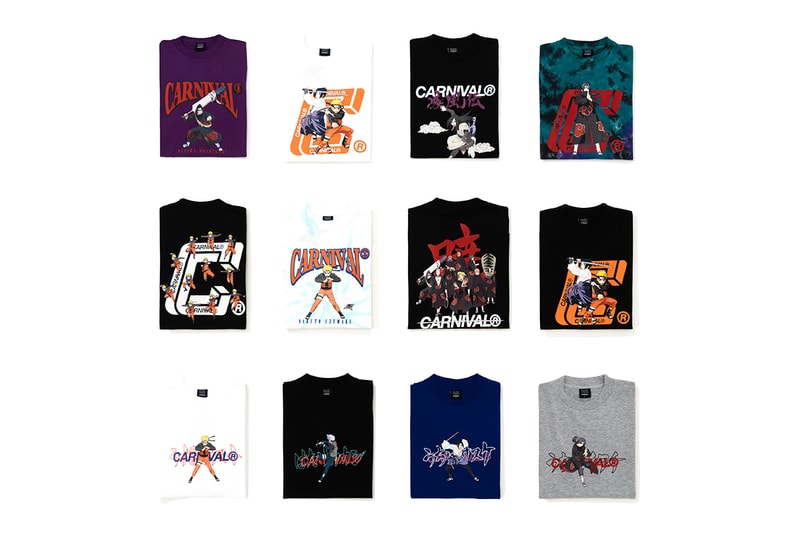 Naruto Shippuden CARNIVAL Capsule Release Info Buy Price Hoodie T shirt bag caps