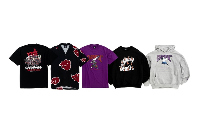 Naruto Shippuden CARNIVAL Capsule Release Info Buy Price Hoodie T shirt bag caps