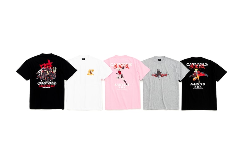 Naruto Shippuden CARNIVAL Capsule Release Info Buy Price Hoodie T shirt bag caps