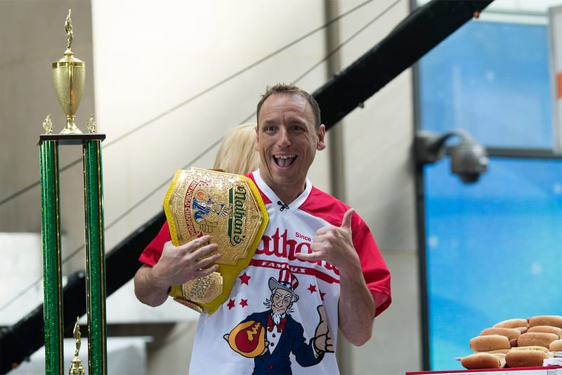 Joey Chestnut Crushes the 2020 Nathan's Hot Dog Eating Contest