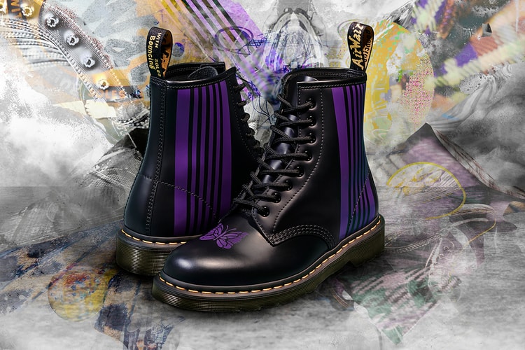 NEEDLES Brings Signature Motifs to Dr. Martens 1460 Boot