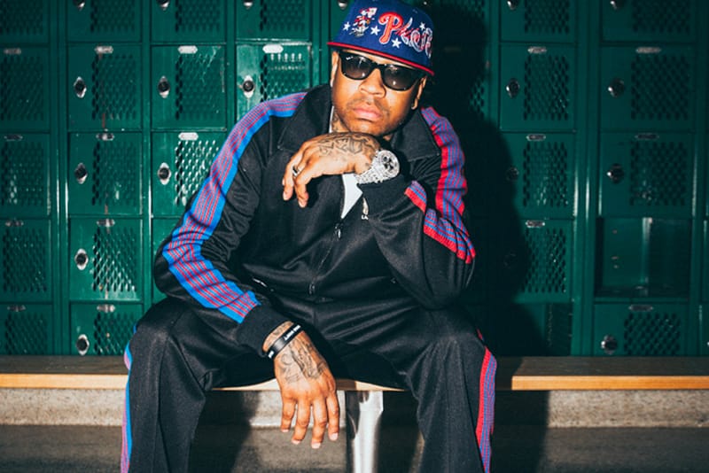 NBA's 76ers and Lapstone and Hammer Join NEEDLES for Asymmetrical Tracksuit