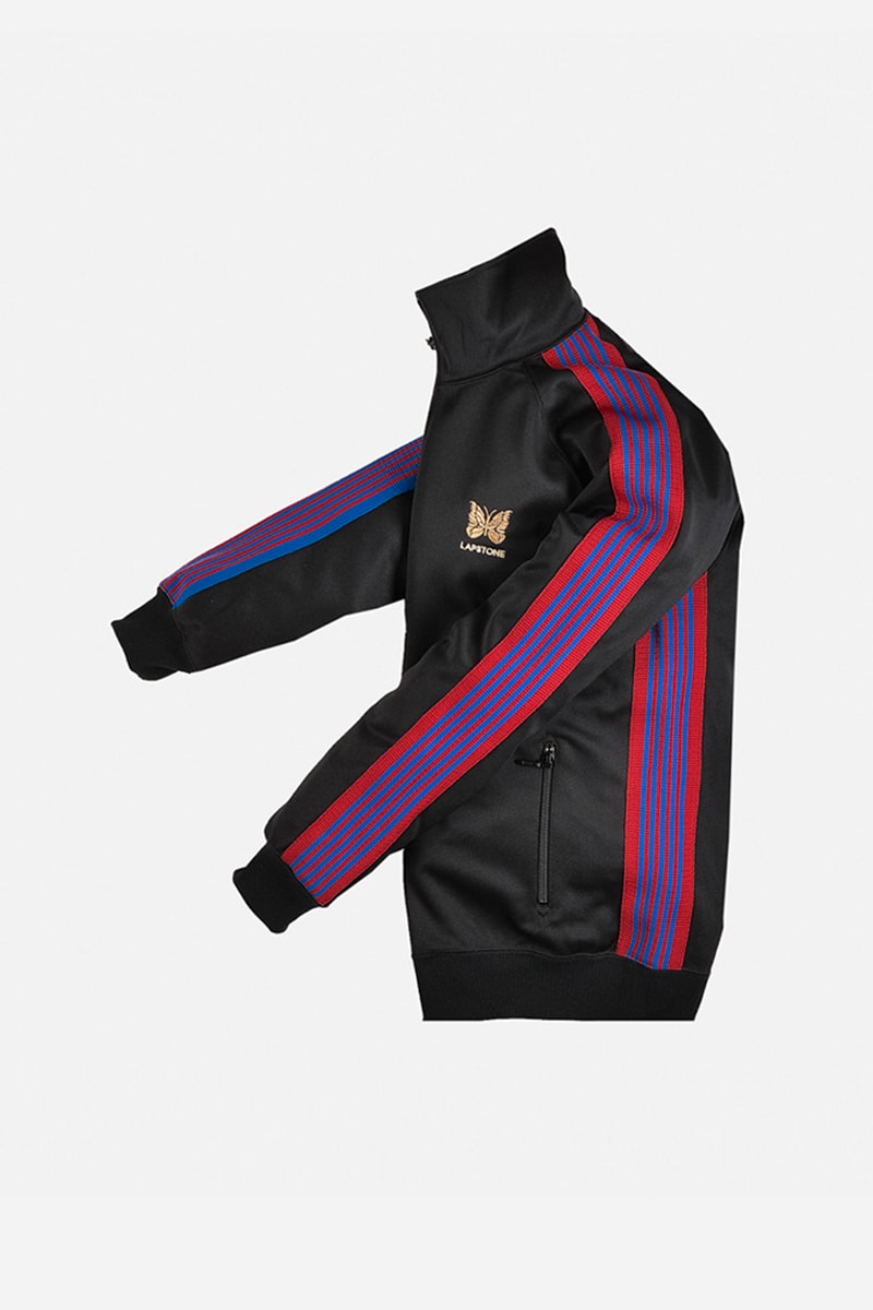 NBA 76ers Lapstone and Hammer NEEDLES Tracksuit track jacket track pants butterflu nepenthes basketball allen iverson philadelphia black red blue