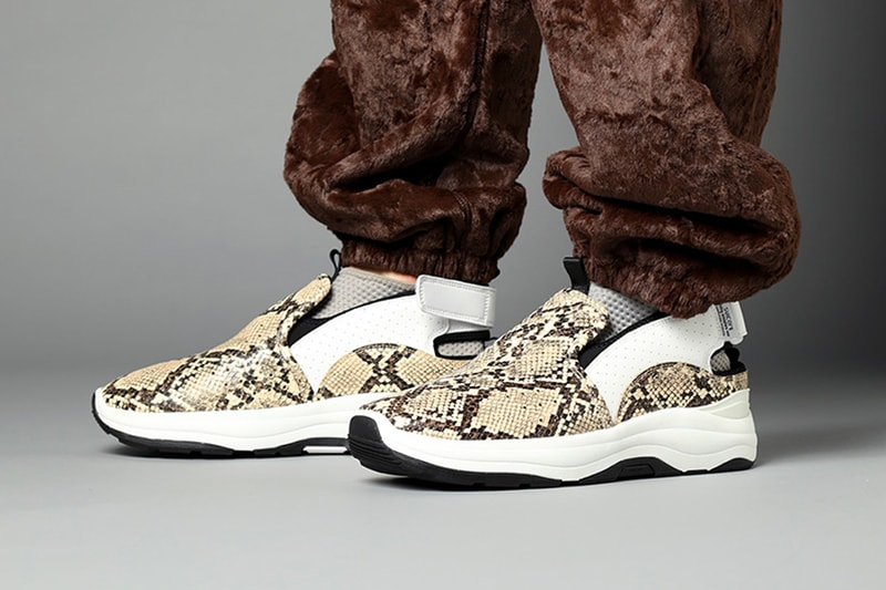 Nepenthes Suicoke "RAC" menswear streetwear spring summer 2020 collection footwear shoes kicks sneakers trainers runners snake white 