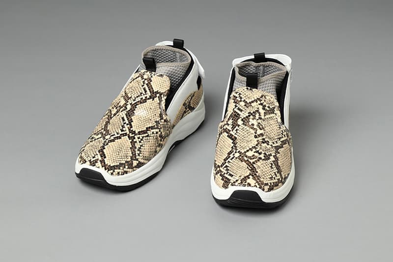 Nepenthes Suicoke "RAC" menswear streetwear spring summer 2020 collection footwear shoes kicks sneakers trainers runners snake white