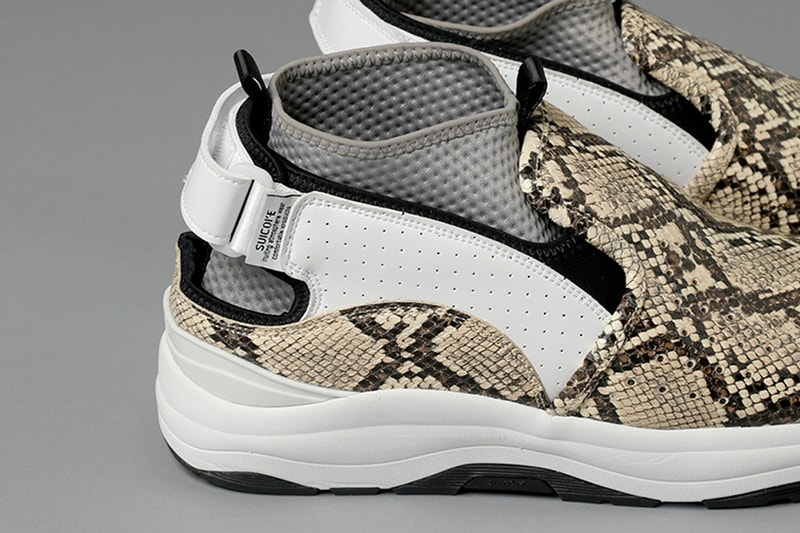 Nepenthes Suicoke "RAC" menswear streetwear spring summer 2020 collection footwear shoes kicks sneakers trainers runners snake white 