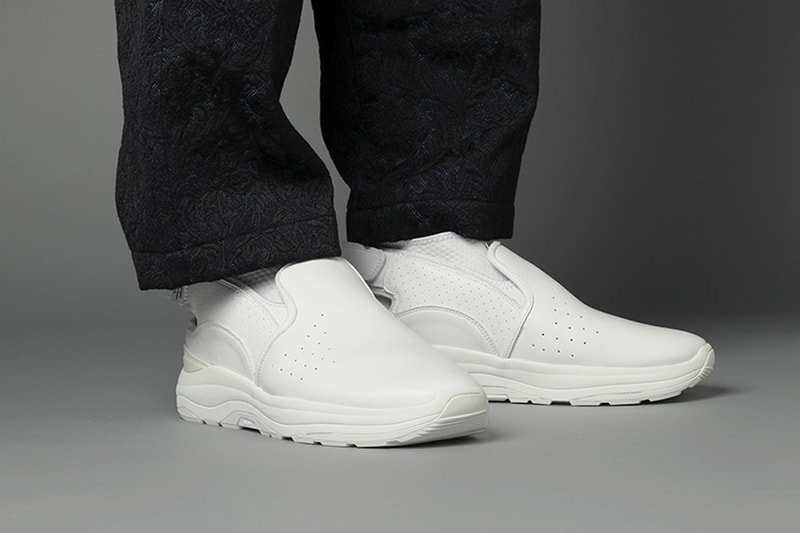 Nepenthes Suicoke "RAC" menswear streetwear spring summer 2020 collection footwear shoes kicks sneakers trainers runners snake white 