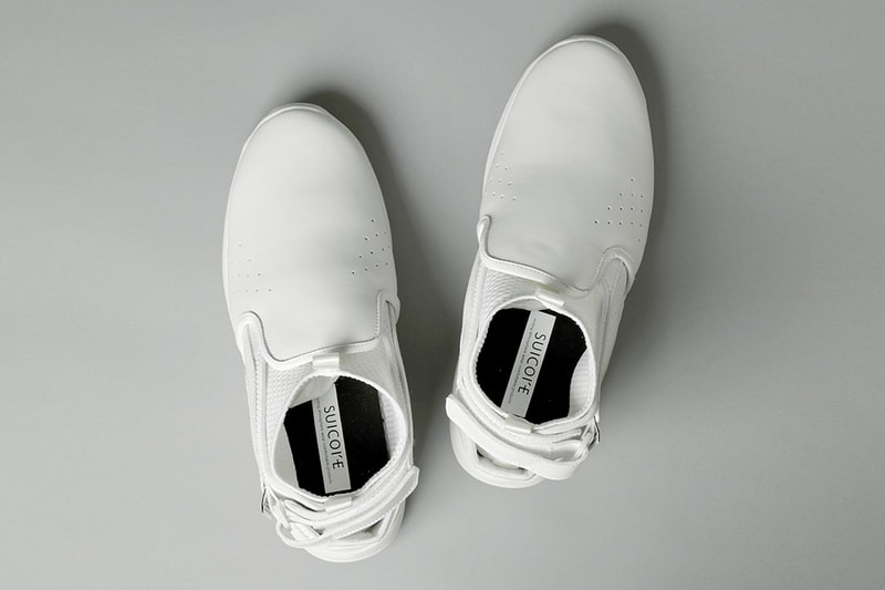 Nepenthes Suicoke "RAC" menswear streetwear spring summer 2020 collection footwear shoes kicks sneakers trainers runners snake white 