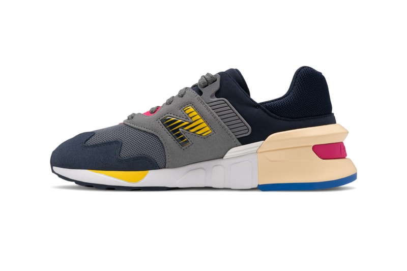new balance sport 997 gun metal grey pink yellow navy release info drop date