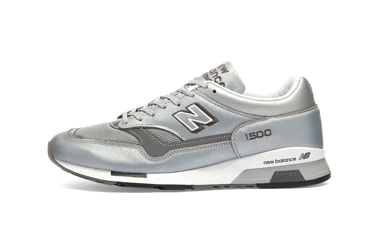 New Balance Wraps 1500 in Metallic Silver Leather
