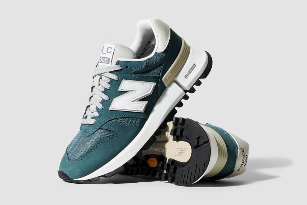 new balance green and blue