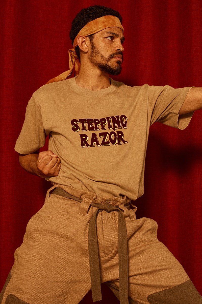 Nicholas daley ss21 menswear stepping razors reggae culture martial arts jazz music British tailoring
