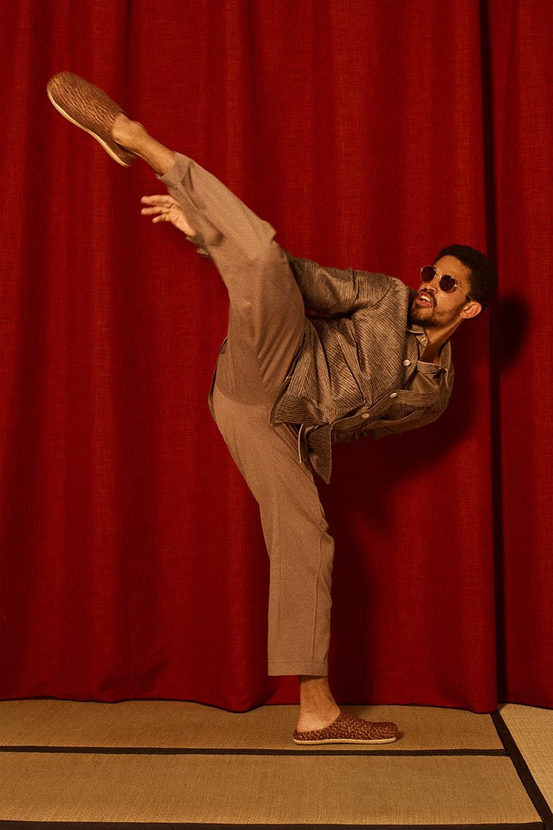 Nicholas daley ss21 menswear stepping razors reggae culture martial arts jazz music British tailoring