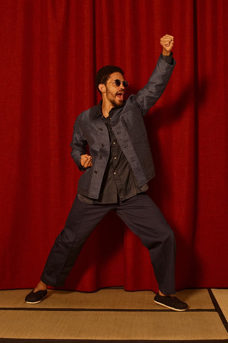Nicholas daley ss21 menswear stepping razors reggae culture martial arts jazz music British tailoring