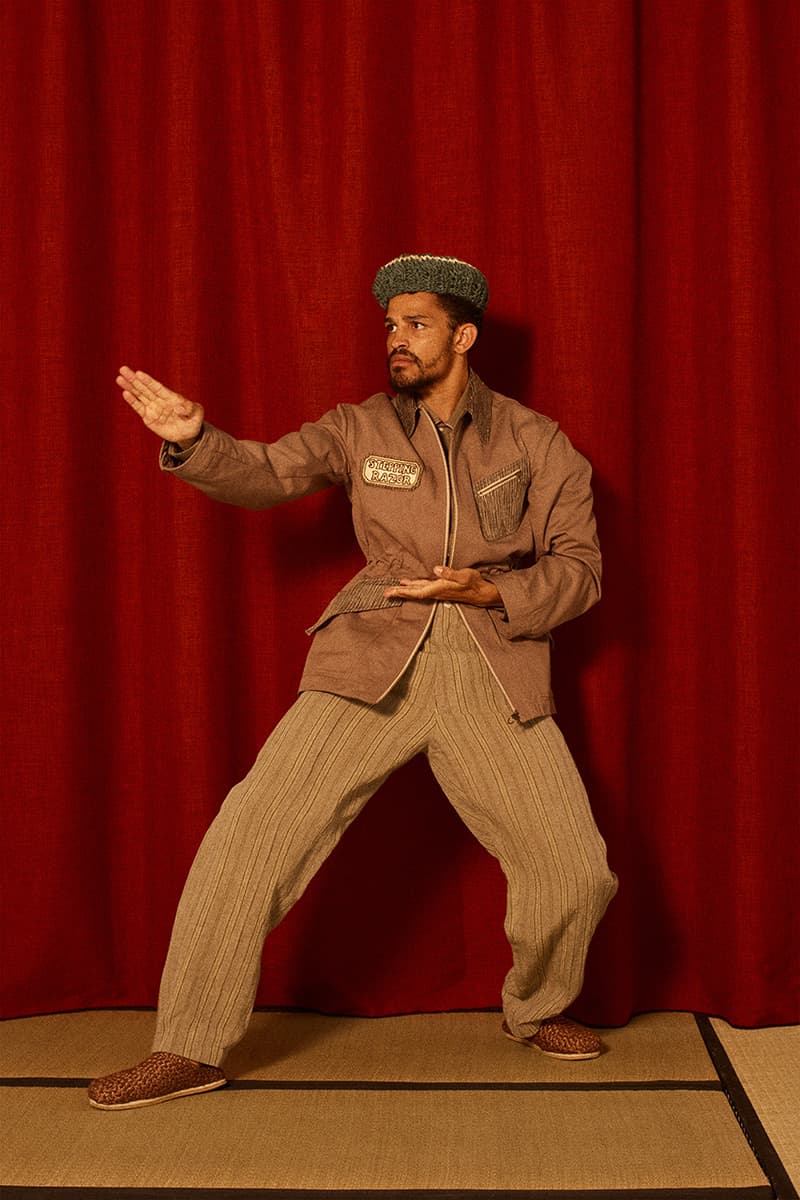 Nicholas daley ss21 menswear stepping razors reggae culture martial arts jazz music British tailoring