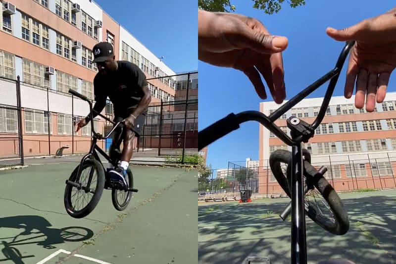 How to Do a Barspin w/ Nigel Sylvester Video Pro BMX Biker Trick Bunny Hop