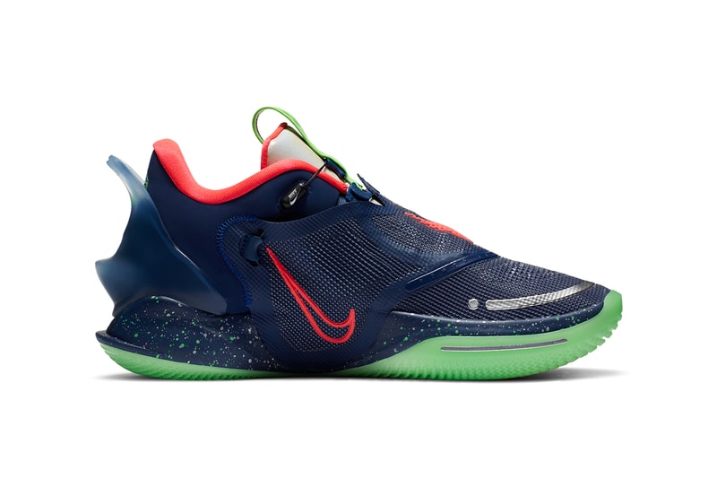 nike basketball adapt bb 2 0 planet of hoops nerf space blue impact green laser red CV2442 401 official release date info photos price store list buying guide