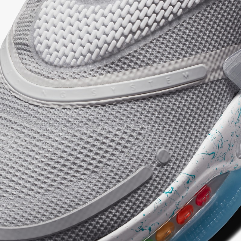 nike basketball adapt bb 2 0 mag grey white blue bq5397 003 official release date info photos price store list buying guide
