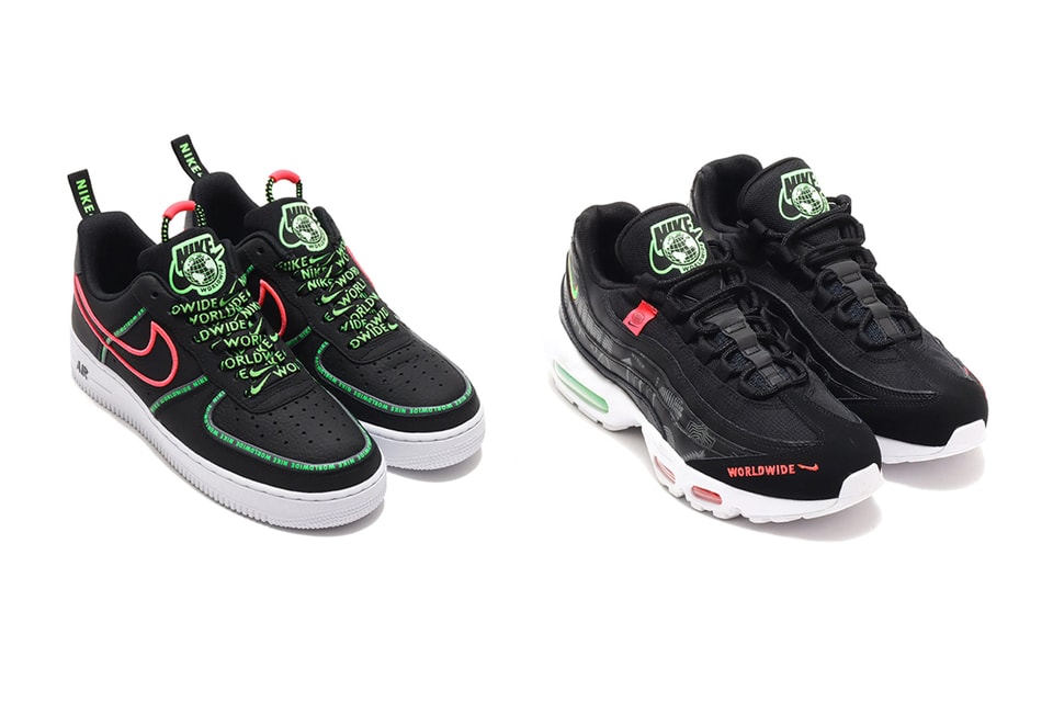 Nike Air Force 1 Black Green Strike Hypebeast Nike Air Force 1 Black Green Strike Hypebeast