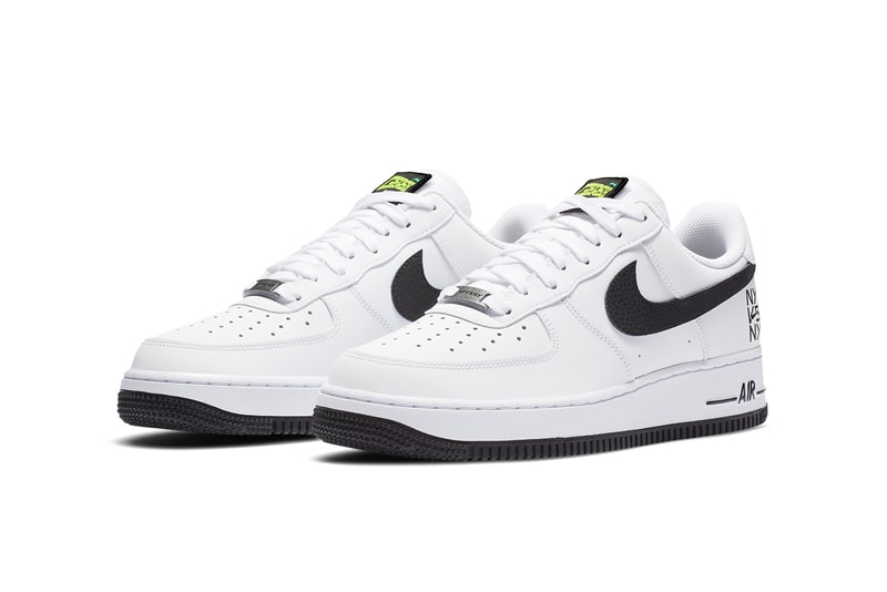nike sportswear air force 1 low ny vs ny white black drew league CW7297 CZ4272 100