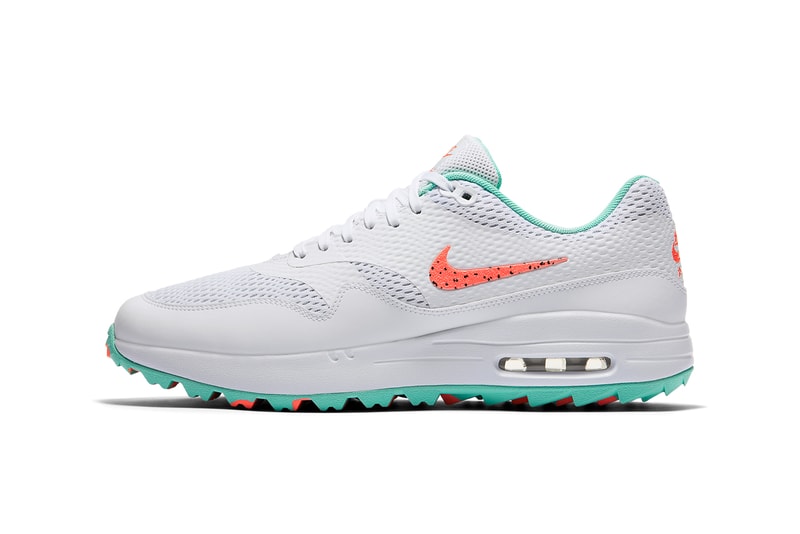 nike golf air max 1 g watermelon white aurora green hot punch CI7576 103 official release date info photos price store list buying guide