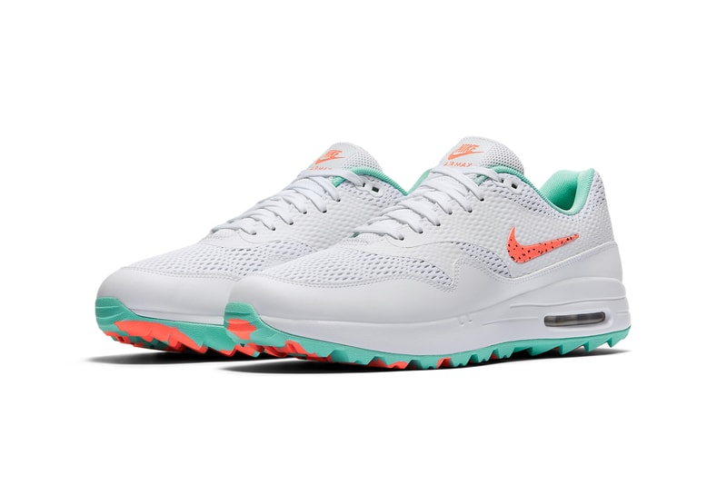 nike golf air max 1 g watermelon white aurora green hot punch CI7576 103 official release date info photos price store list buying guide