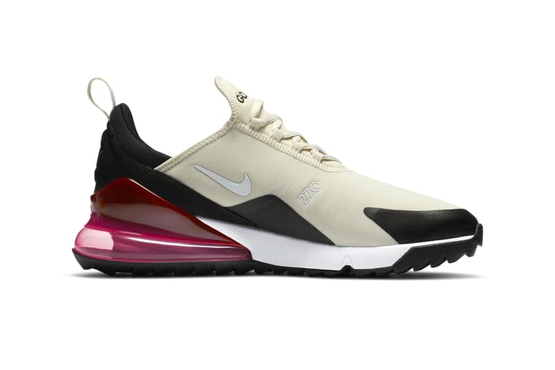 Nike Air Max 270 G Light Bone Black Hot Punch White Release Hypebeast