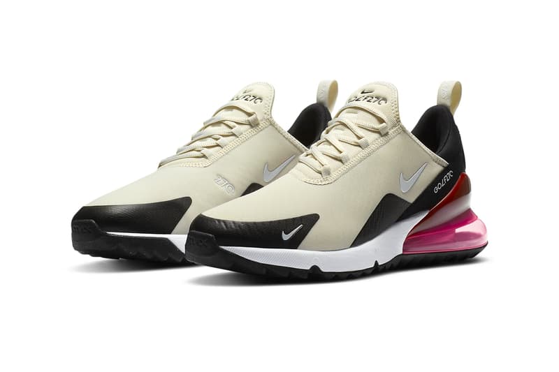 Nike Air Max 270 G Light Bone Black Hot Punch White Release Hypebeast