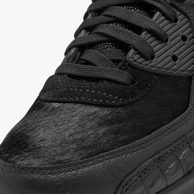 nike sportswear air max 90 infrared blend black crocodile ostrich pony hair stingray official release date info photos price store list buying guide