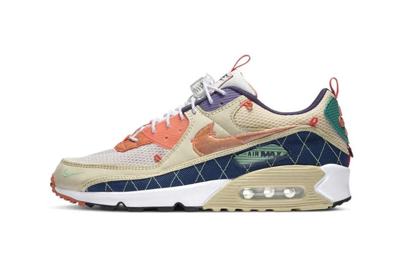 Nike air max 90 trail outdoors release information acg buy cop purchase china dream green bright crimson gravity purple team gold coastal blue camellia
