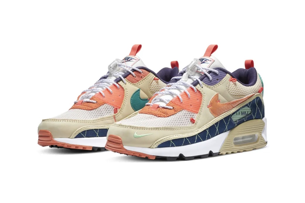 Nike air max 90 trail outdoors release information acg buy cop purchase china dream green bright crimson gravity purple team gold coastal blue camellia