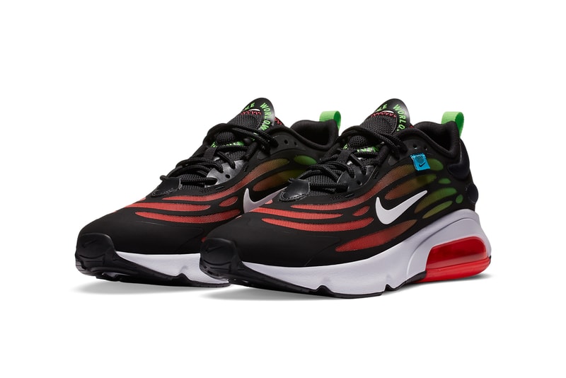 nike sportswear air max exosense worldwide pack black flash crimson green strike white volt blue fury CV3016 001 100 official release date info photos price store list buying guide