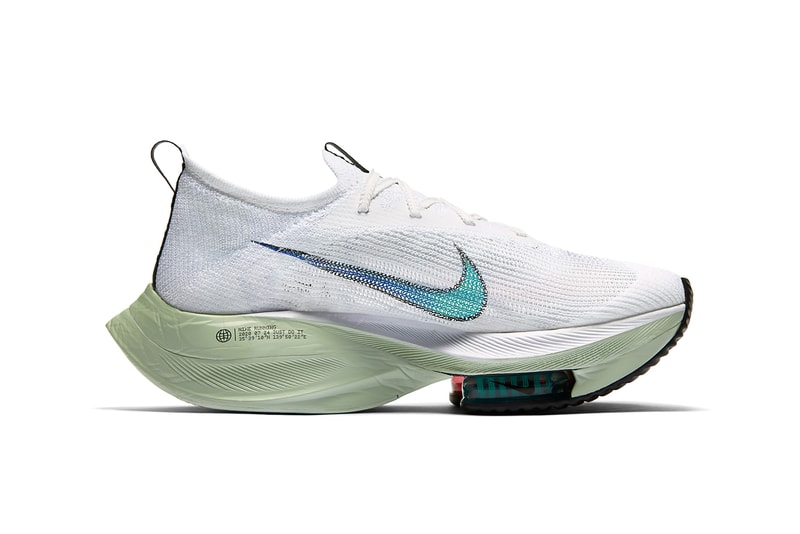 nike running air zoom alphafly next percent watermelon white jade aura flash crimson green red official release date info photos price store list buying guide