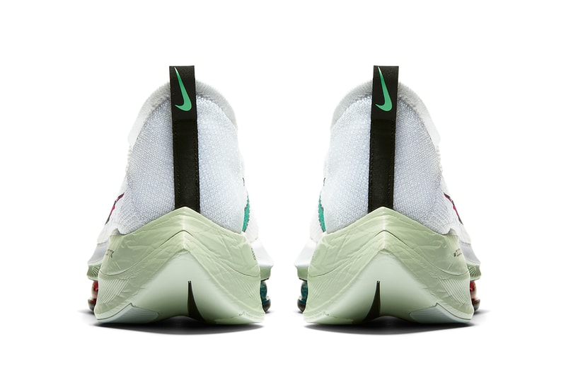 nike running air zoom alphafly next percent watermelon white jade aura flash crimson green red official release date info photos price store list buying guide