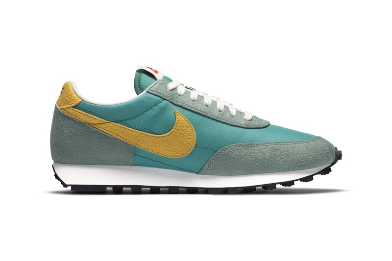 Nike Daybreak "Neptune" "Limelight" Release Information Nexkin Fabric Materials OG Running Sneaker Footwear Swoosh Blue Yellow Black Green