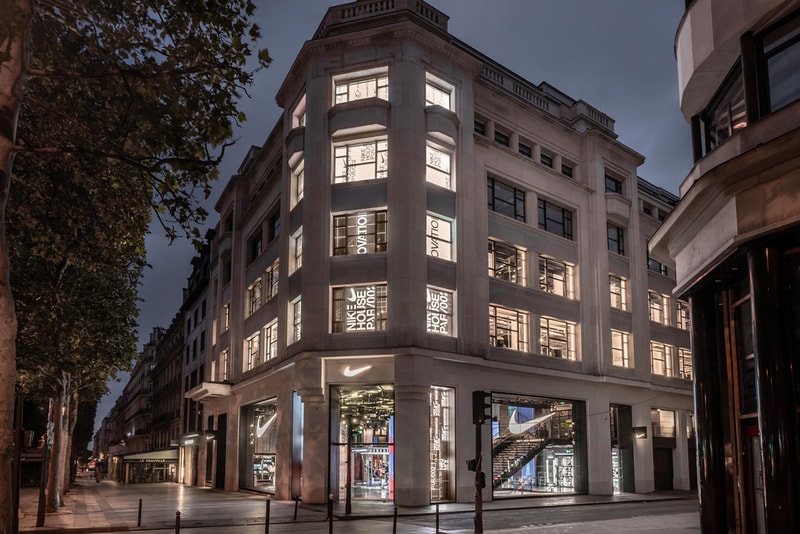 Nike Paris House of Innovation store location details 79 champs elysees opening information flagship