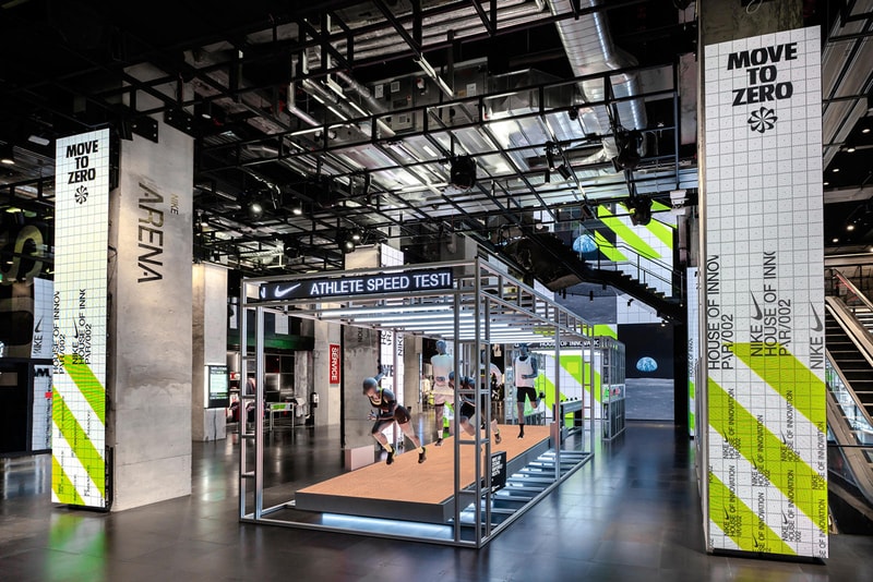 Nike Paris House of Innovation store location details 79 champs elysees opening information flagship
