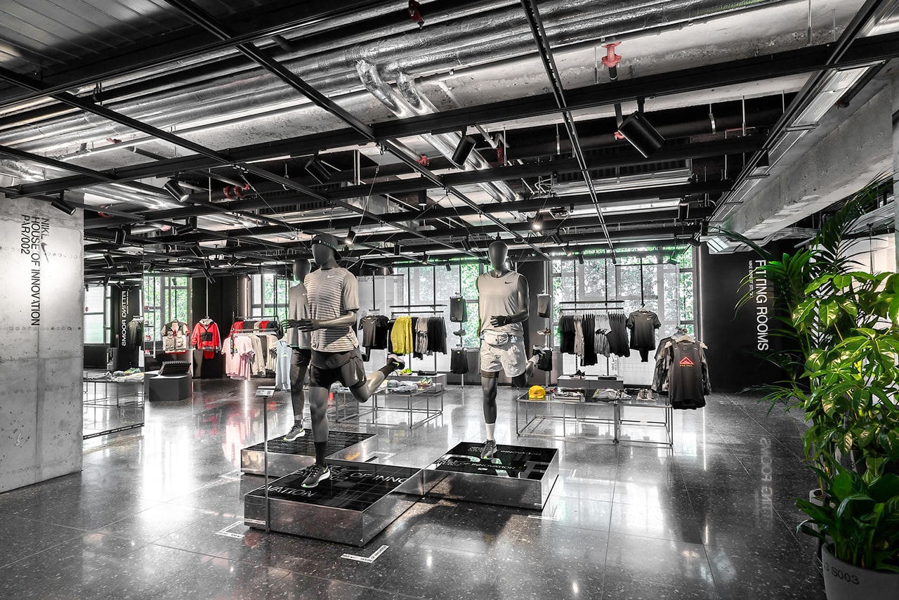 Nike Paris House of Innovation store location details 79 champs elysees opening information flagship