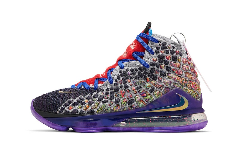 nike basketball lebron james 17 what the CV8079  900 multi color official release date info photos price store list buying guide